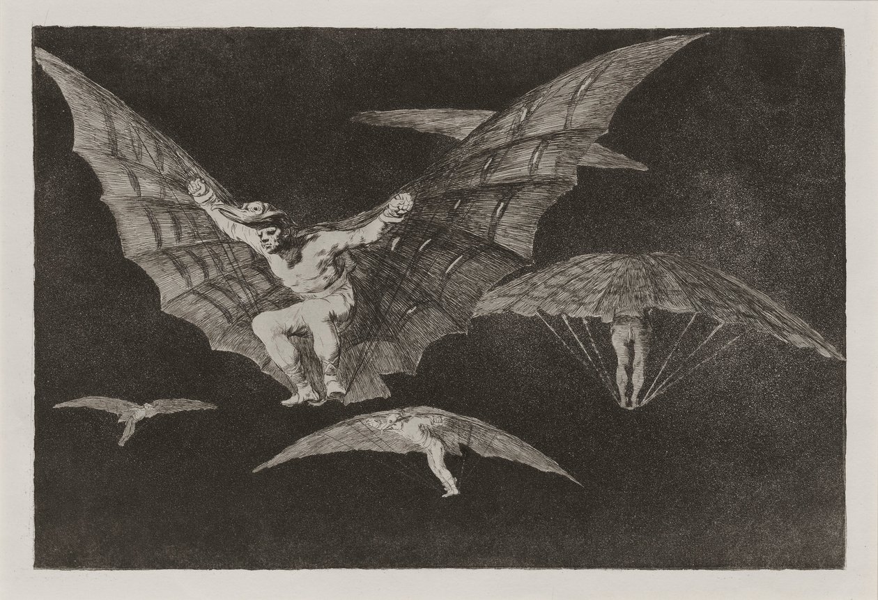 Modo de volar (A Way of Flying), também conhecido como Donde hay ganas hay ma?a (Where There de Francisco de Goya