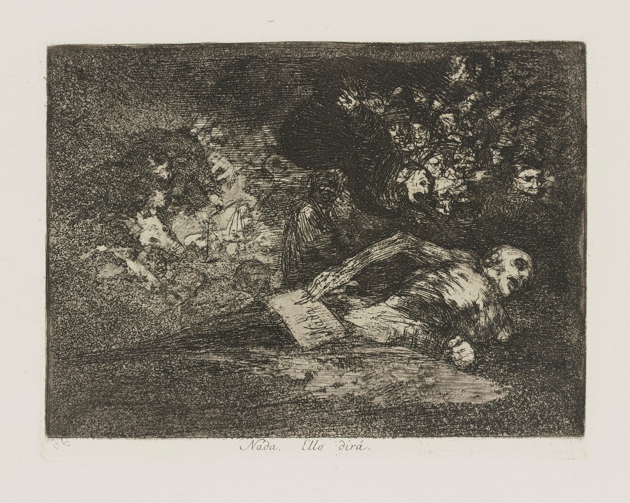 Algum. Vai dizer? (Nada. O Evento Dirá.), pl. 69 da série Os Desastres da Guerra de Francisco de Goya