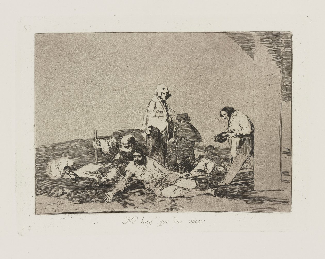 Não há necessidade de gritar (It de Francisco de Goya