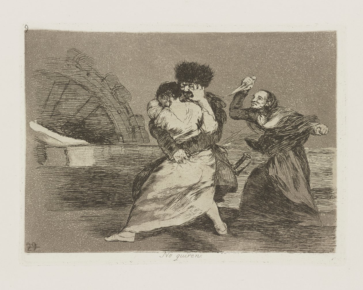 Sem quieren. (Eles Dão de Francisco de Goya