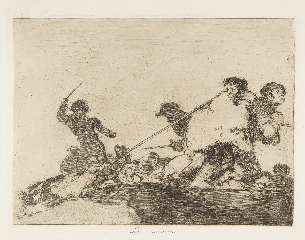 Placa 29 de Os Desastres da Guerra Los Desastres de la Guerra :: He ..., 1810, publicada em 1863. de Francisco de Goya
