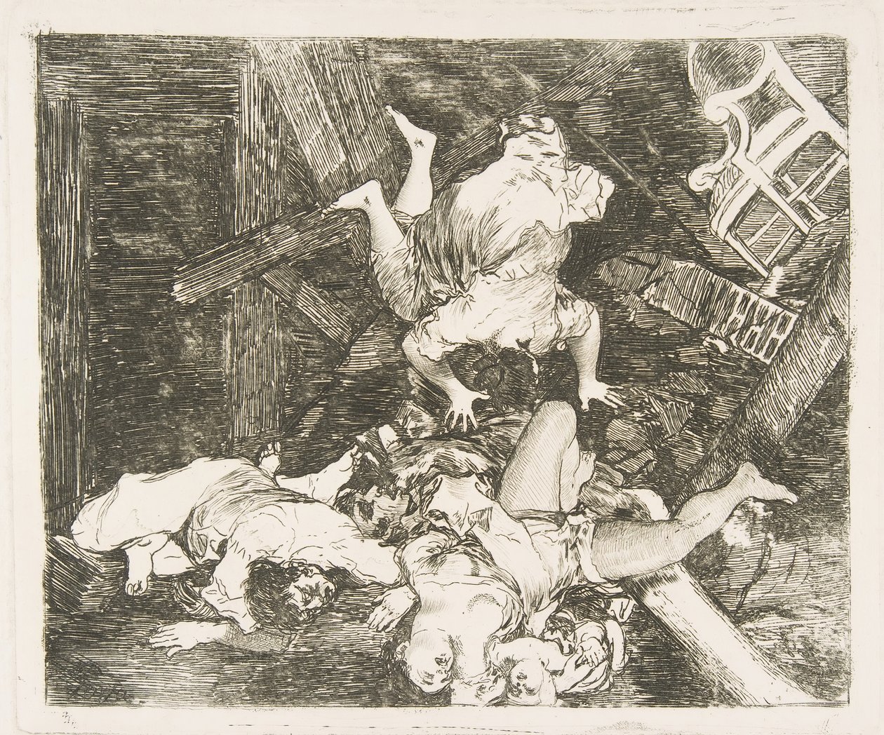 Ilustração 30 dos Desastres da Guerra Los Desastres da Guerra: Devastações da Guerra. Estr., 1810. de Francisco de Goya