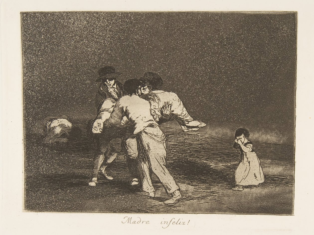 Placa 50 de Desastres da guerra Desastres da guerra: A ..., 1811-12, publicada em 1863. de Francisco de Goya
