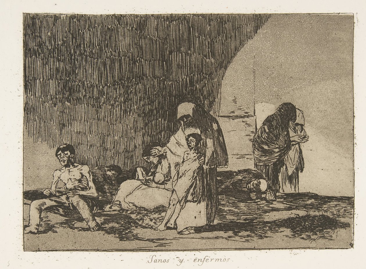 Placa 57 de Desastres de guerra Los Desastres de la Guerra: Th ..., 1811-12 publicada em 1863. de Francisco de Goya