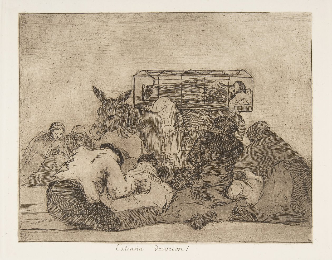 A placa 66 de Desastres de guerra Los Desastres de la Guerra ..., depois de 1814-15, publicou 1863. de Francisco de Goya