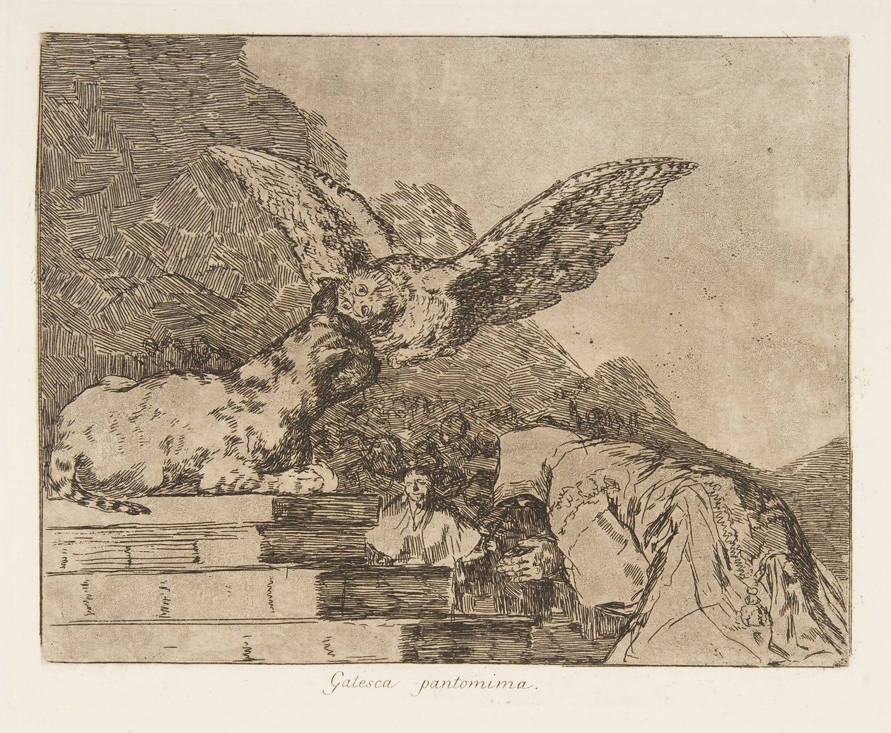 A placa 73 de Desastres de guerra Los Desastres de la Guerra ..., depois de 1814-15, publicou 1863. de Francisco de Goya