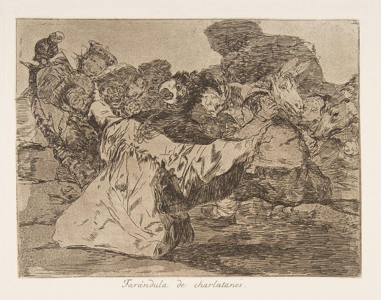 A Placa 75 de Os Desastres da Guerra Los Desastres de la Guerra ..., depois de 1814-15, publicou 1863. de Francisco de Goya