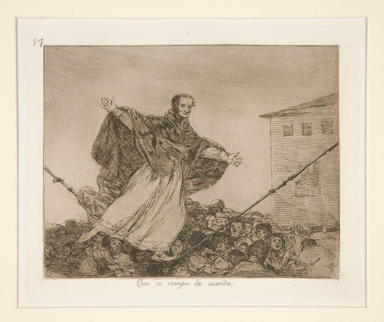 Que o Cord Break, pl. 77 de The Disasters of War de Francisco de Goya