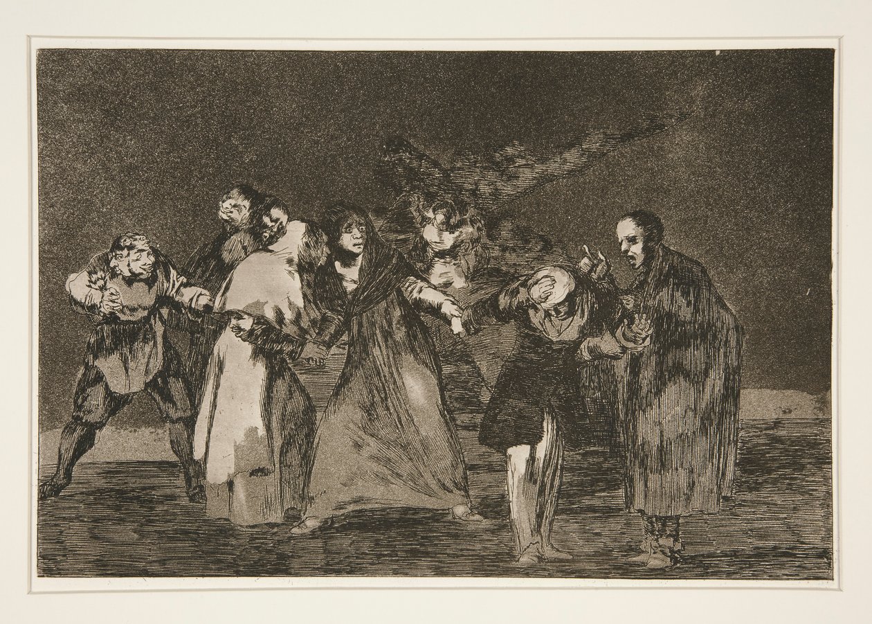 Sanan cuchilladas mas no malas palabras (Wounds Healer Quicker than Hasty Words), pl. 16 da série Los proverbios de Francisco de Goya