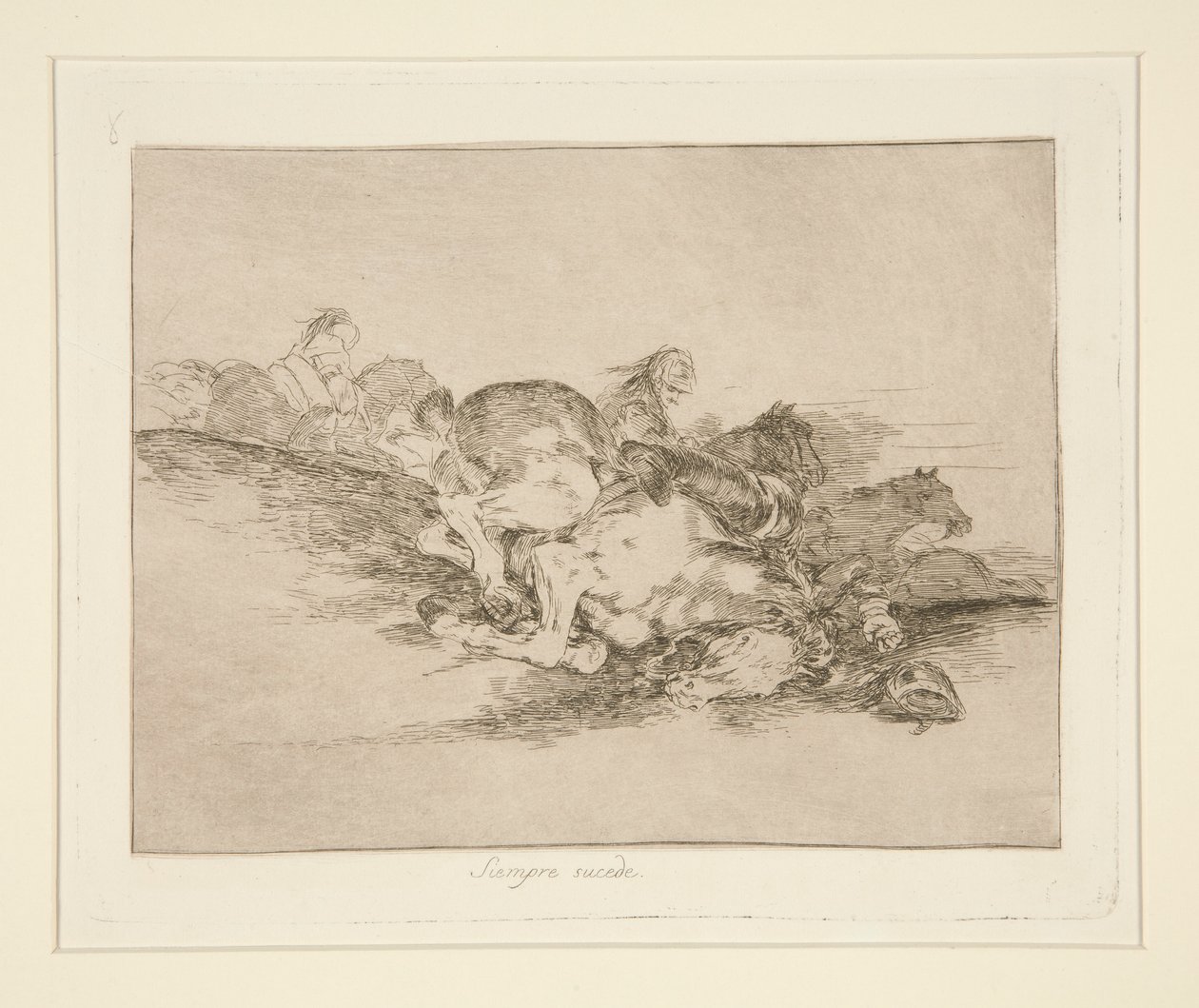 Sempre acontece (It Always Acontece), pl. 8 de Os Desastres da Guerra de Francisco de Goya