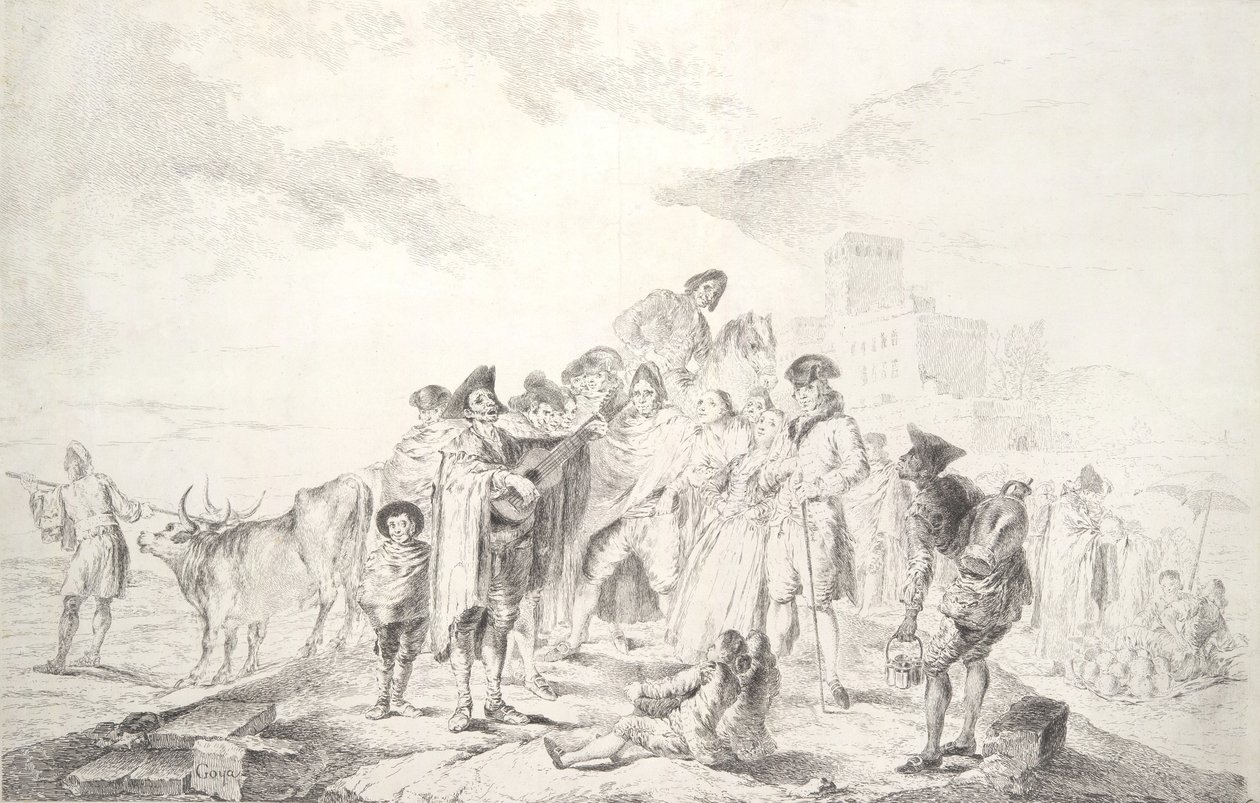 Floresta. de Francisco de Goya