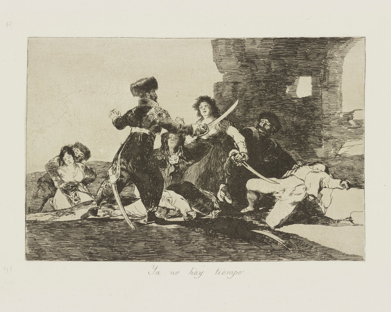 Não há tempo. (Não há de Francisco de Goya