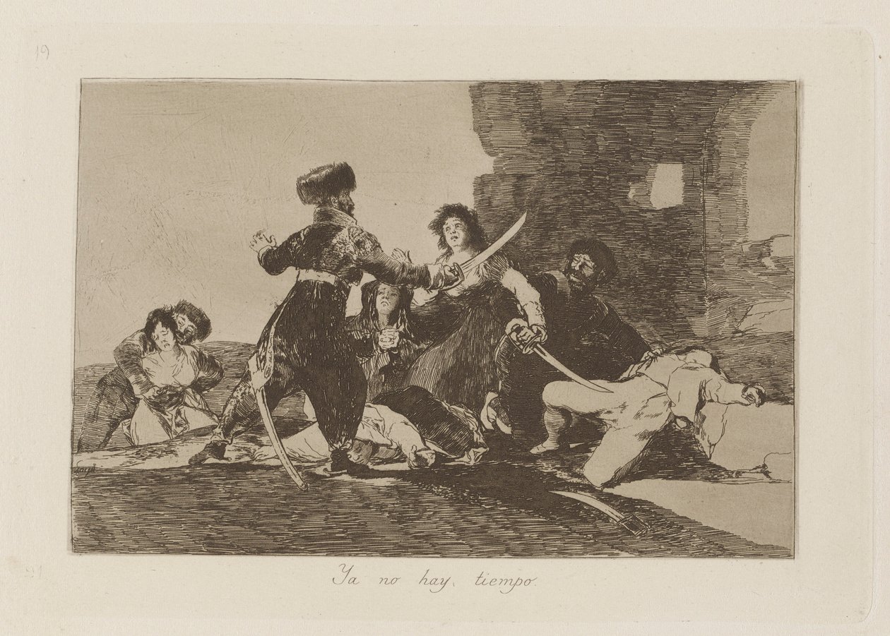 Não há tempo (não há de Francisco de Goya