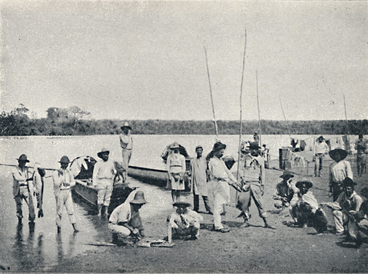 Pesca no Rio Grande, 1895 de Francisco Henszler