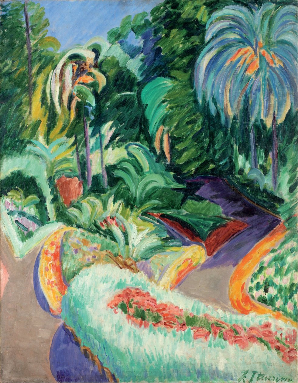Jardim, ca 1913-1919 de Francisco Iturrino
