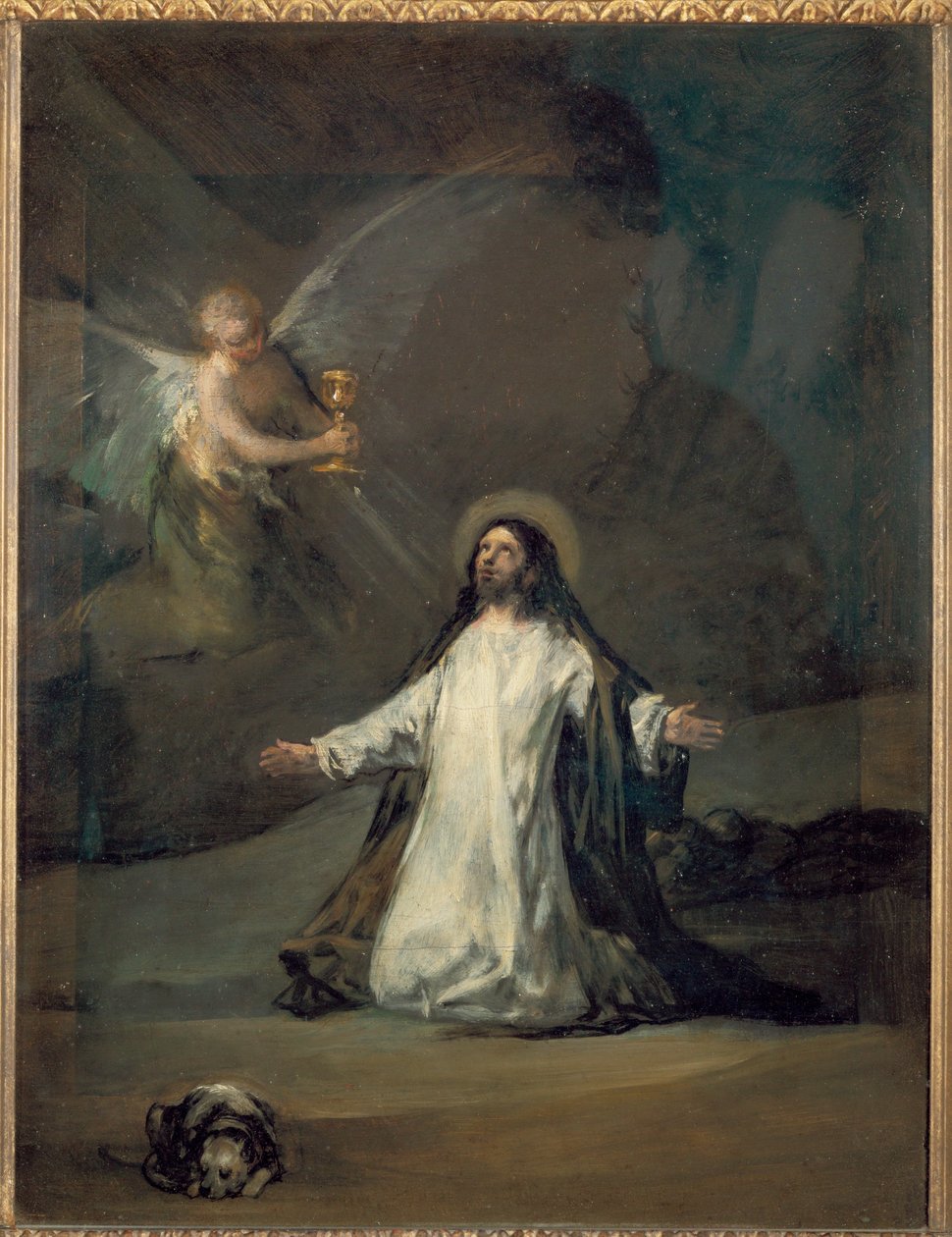 Cristo no Getsémani ... de Francisco Jose de (circle of) Goya y Lucientes