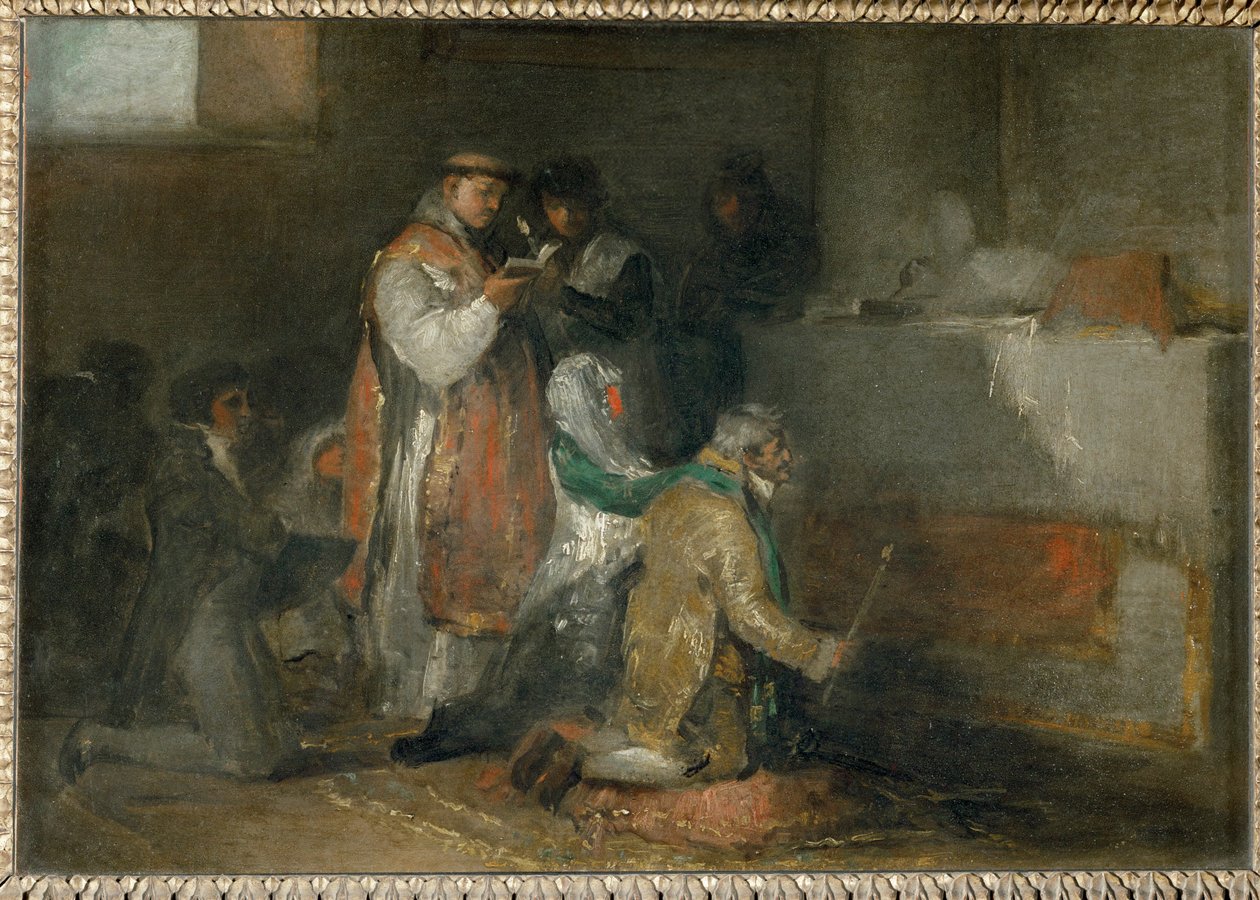 O casamento inegal - o casal mal-afamado ... de Francisco Jose de (circle of) Goya y Lucientes