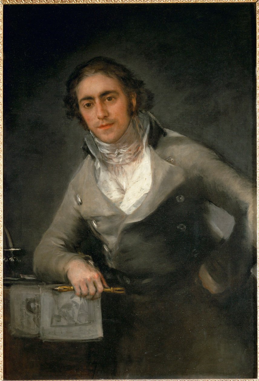 Retrato de um homem - Retrato de homem ... de Francisco Jose de (circle of) Goya y Lucientes