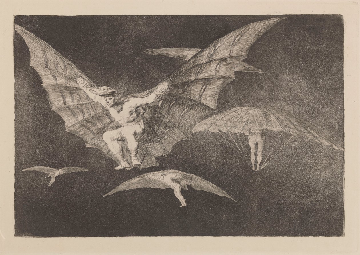 Uma forma de voar de Francisco Jose de Goya y Lucientes