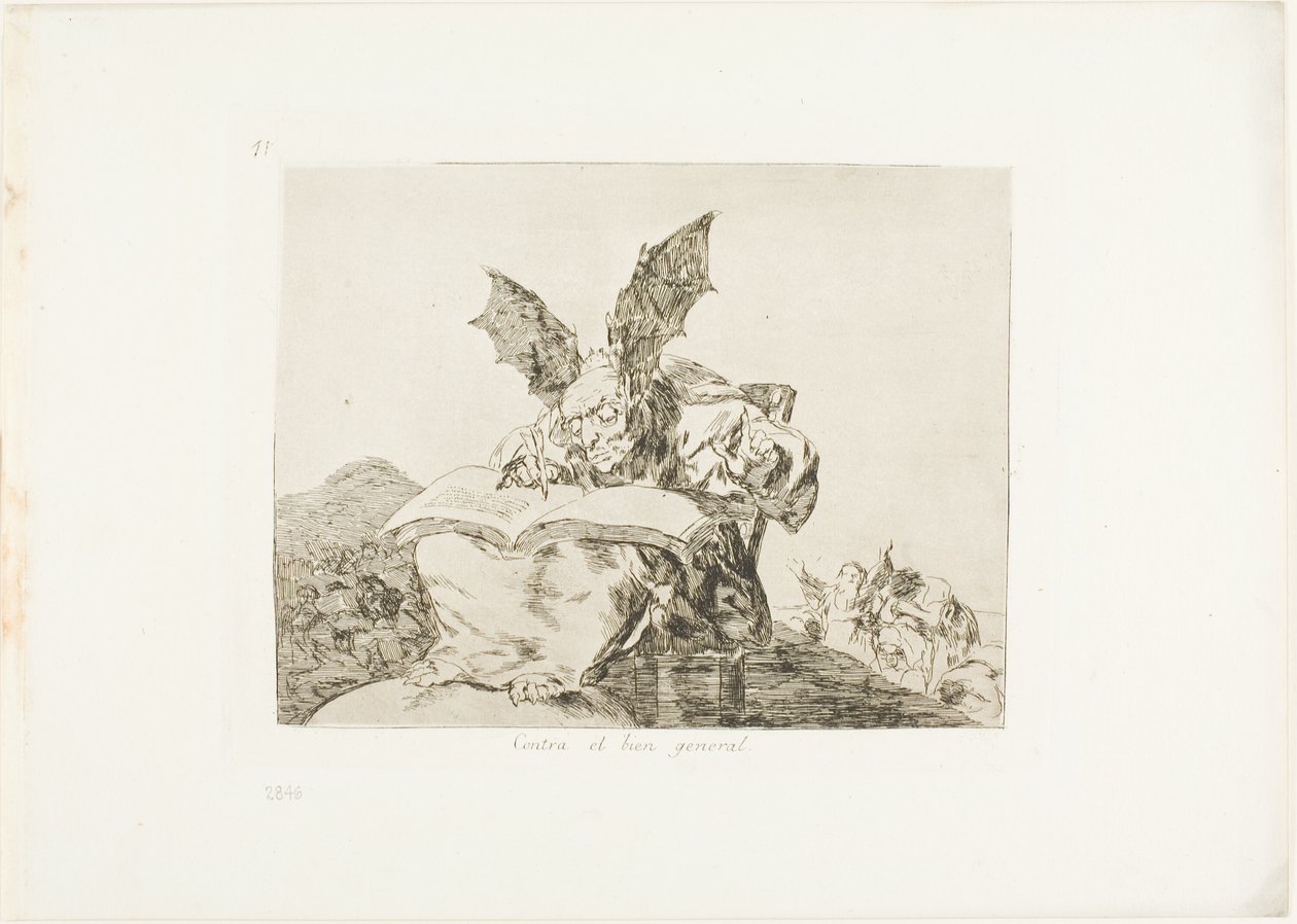 Contra o Bem Comum, placa 71 de Os Desastres da Guerra de Francisco Jose de Goya y Lucientes
