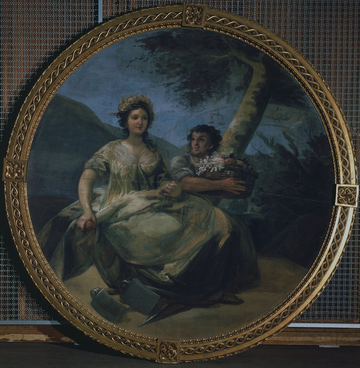 Alegoria da agricultura, c.1805 (tempera sobre tela) de Francisco Jose de Goya y Lucientes