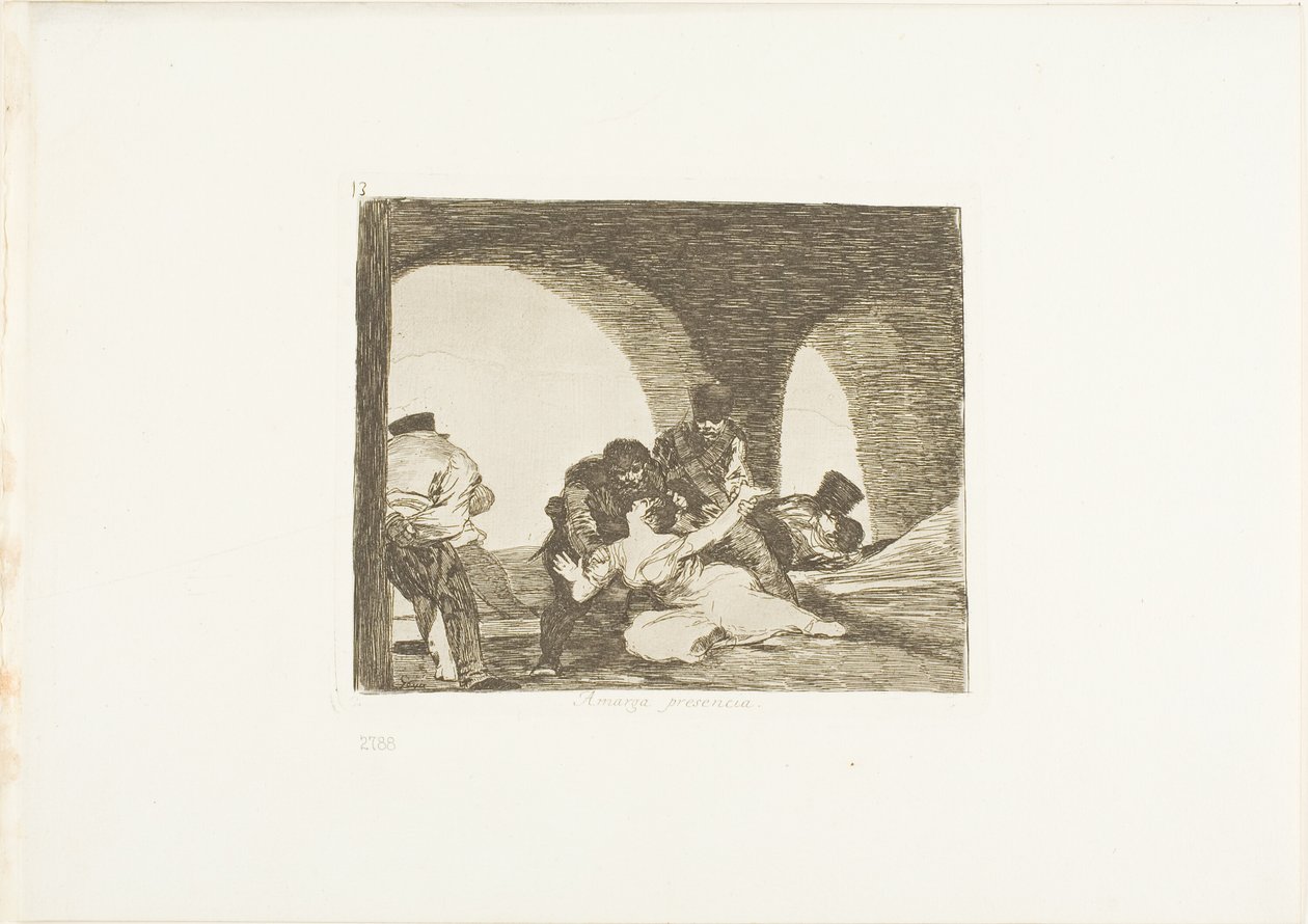 Bitter to be Present, placa 13 de The Disasters of War de Francisco Jose de Goya y Lucientes
