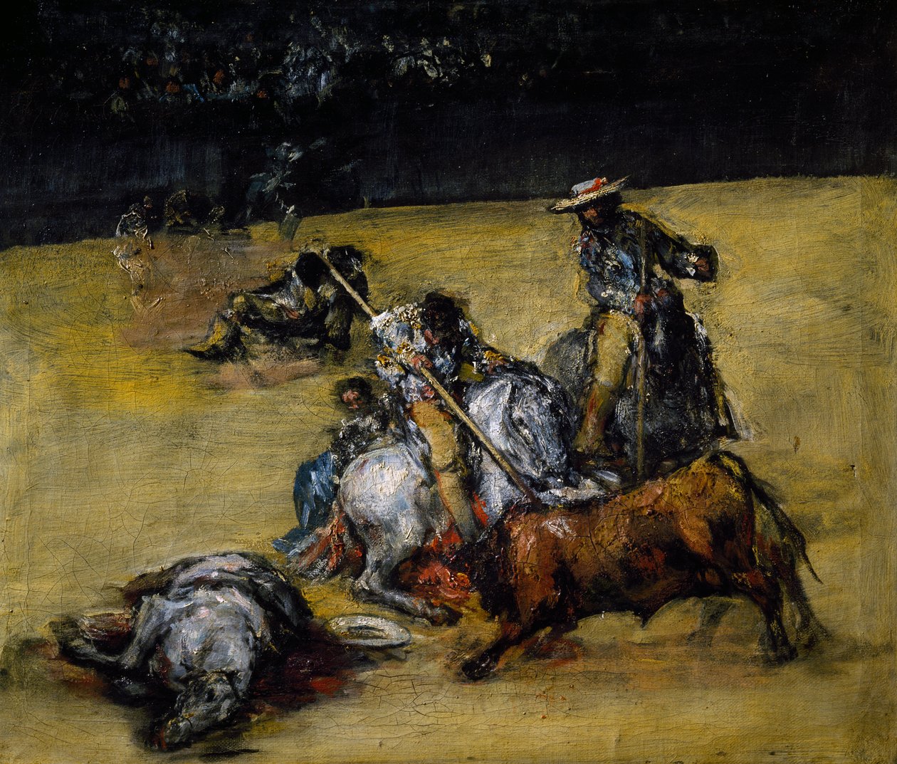 Tourada, c.1825 (óleo sobre tela) de Francisco Jose de Goya y Lucientes