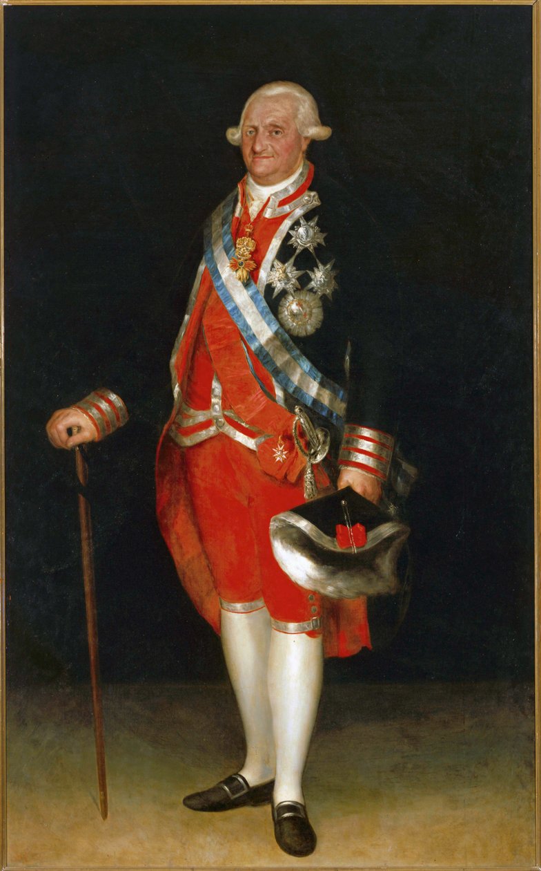 Carlos IV, rei de Espanha ... (pintura sobre tela) de Francisco Jose de Goya y Lucientes