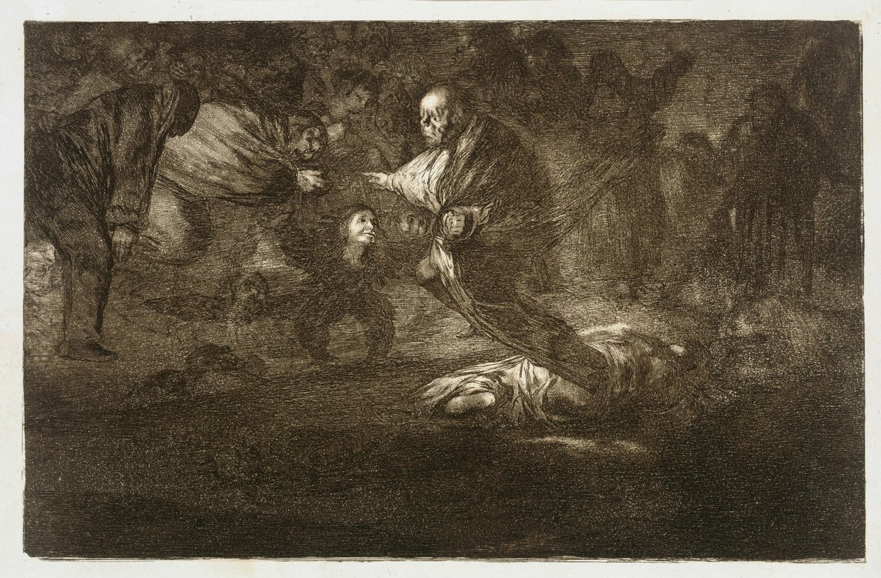 Deus cria-os e eles juntam-se, Los Proverbios 18 de Francisco Jose de Goya y Lucientes