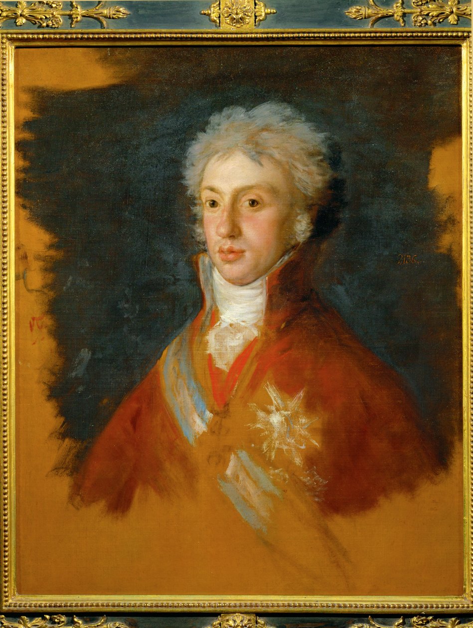 Dom Luís de Bourbon, príncipe de Parma e rei da Etrúria, genro de Carlos IV (pintura sobre tela) de Francisco Jose de Goya y Lucientes