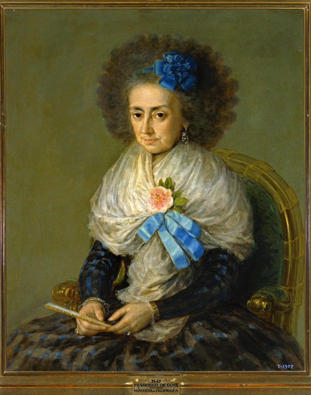 Dona Maria Antonia Gonzaga, marquesa de Villafranca … (painting on canvas) de Francisco Jose de Goya y Lucientes