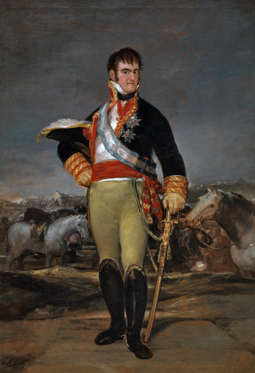Fernando VII (1815) (óleo sobre tela) de Francisco Jose de Goya y Lucientes