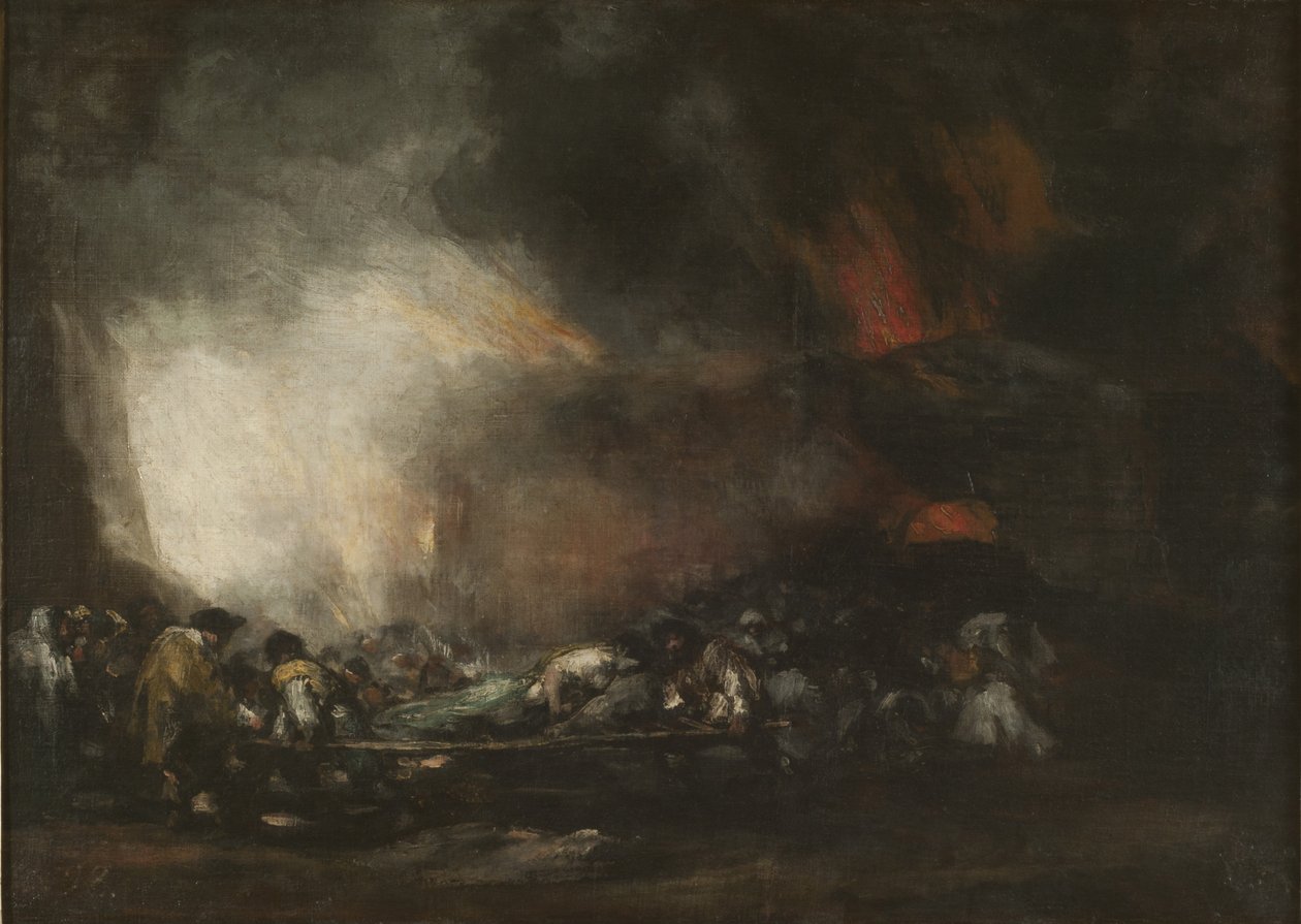 Incêndio de um Hospital de Francisco Jose de Goya y Lucientes