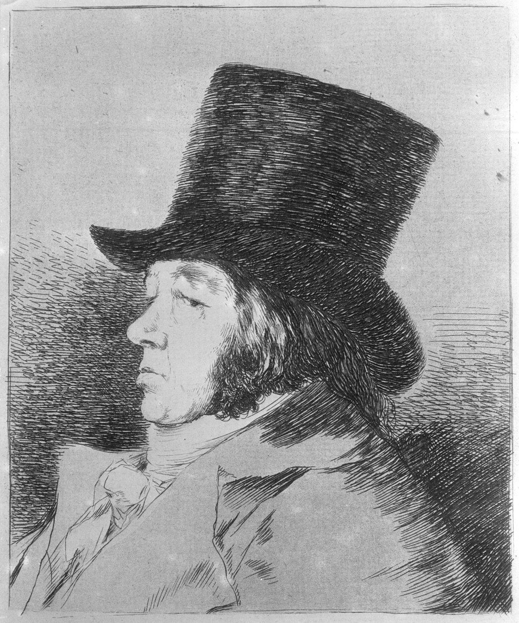 Francisco Goya y Lucientes, Pintor, gravura n.º 1 da série «Los Caprichos» de Francisco Jose de Goya y Lucientes
