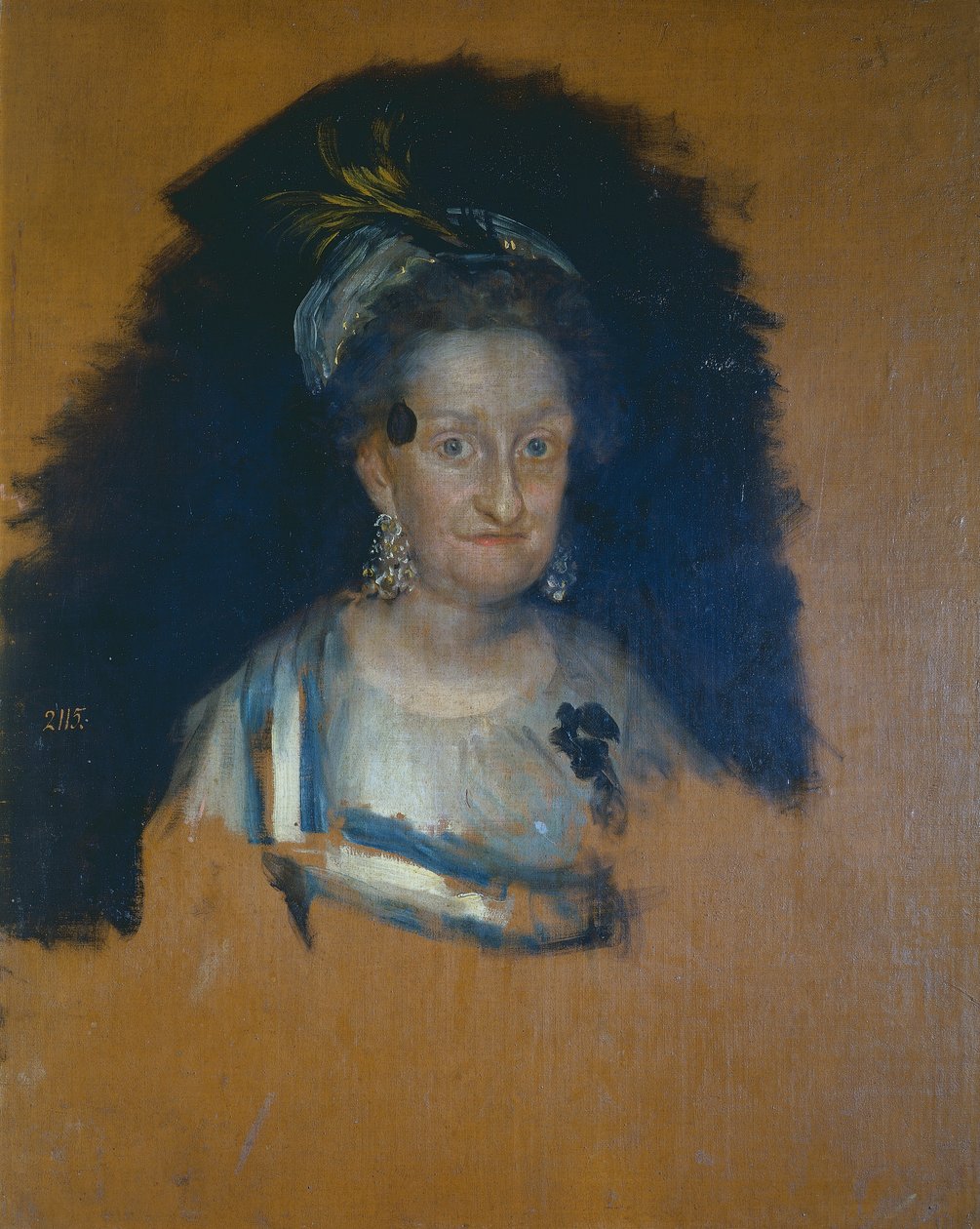 Infanta Maria Josefa, esboço preliminar para o retrato de grupo de A Família de Carlos IV de Francisco Jose de Goya y Lucientes