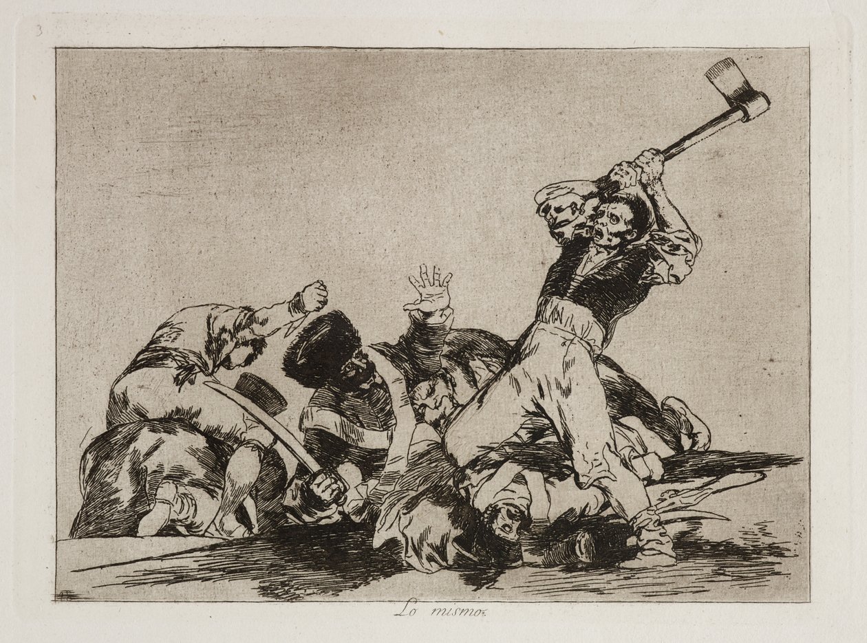 Lo Mismo (O mesmo) de Francisco Jose de Goya y Lucientes