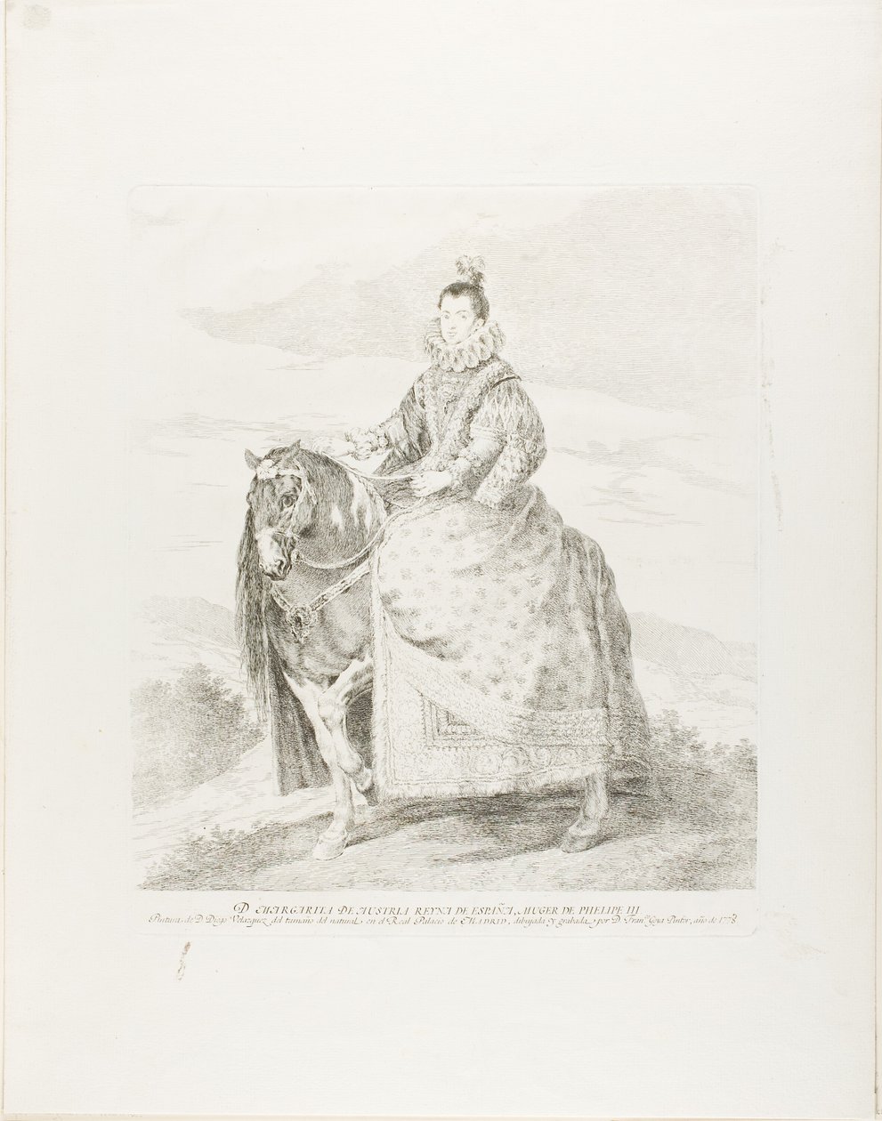 Margarida da Áustria de Francisco Jose de Goya y Lucientes