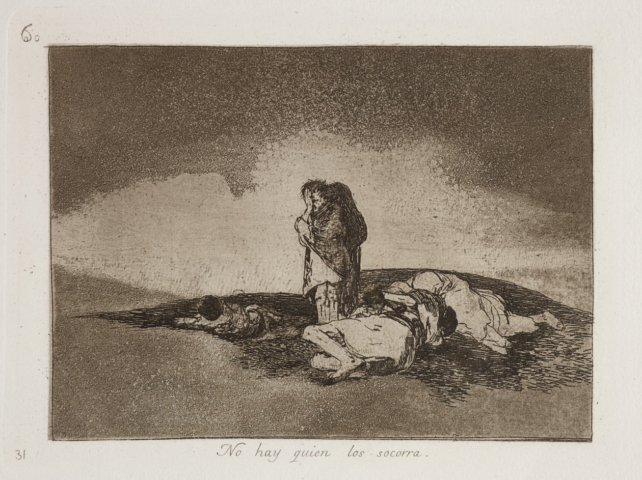 No Hay Quien Los Socorra (Não há ninguém para os ajudar) de Francisco Jose de Goya y Lucientes