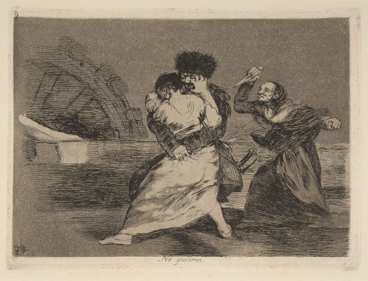 Não querem (Não gostam disso) de Francisco Jose de Goya y Lucientes