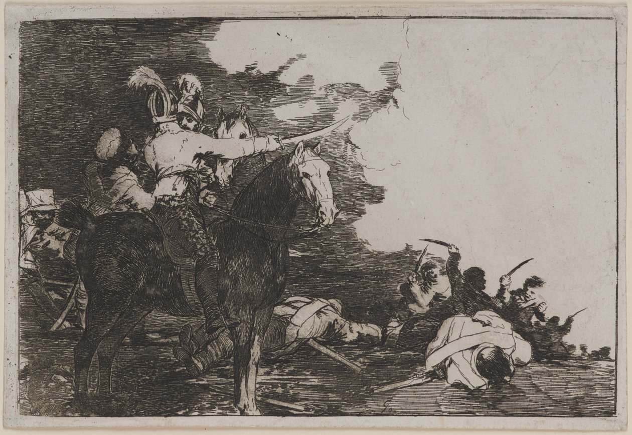Eles não concordam com "Disasters of War" de Francisco de Goya