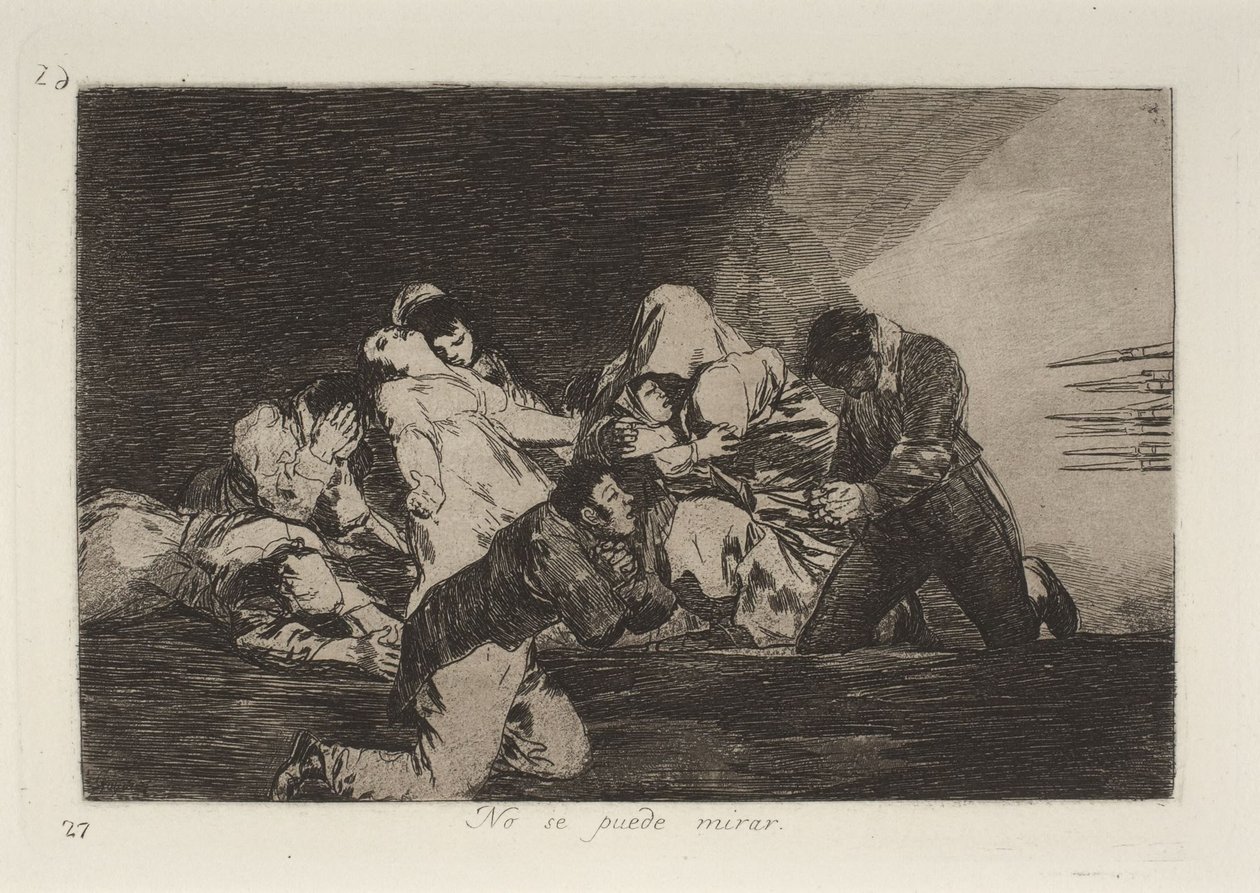 Não se pode olhar de Francisco Jose de Goya y Lucientes