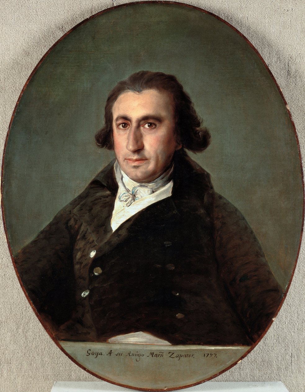 Retrato de Martin Zapater y Claveria (1747-1803) - Pintura de Francisco de Goya (1746-1828), óleo sobre tela de Francisco Jose de Goya y Lucientes
