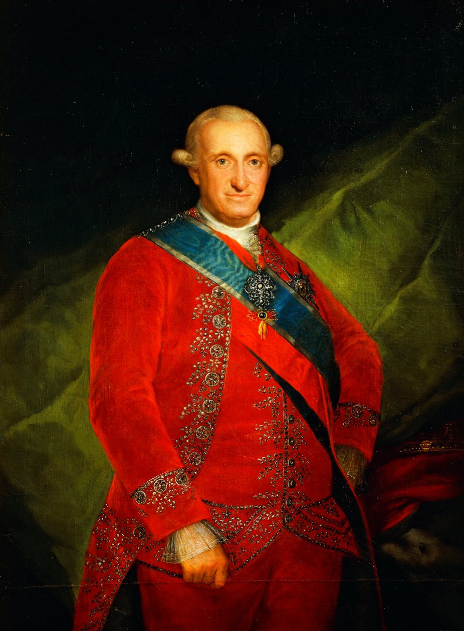 Retrato de Charles IV de Bourbon (Portici de Francisco Jose de Goya y Lucientes