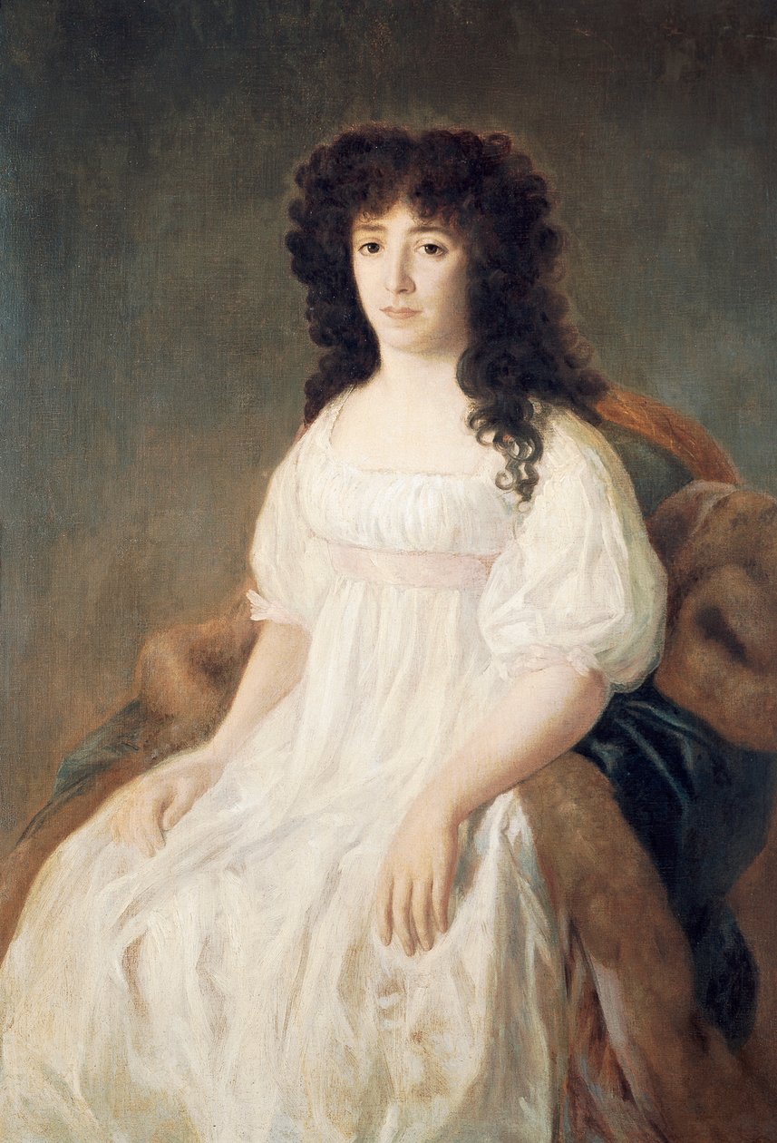 Retrato da Condessa da Casa Flores de Francisco de Goya (1746-1828) de Francisco Jose de Goya y Lucientes