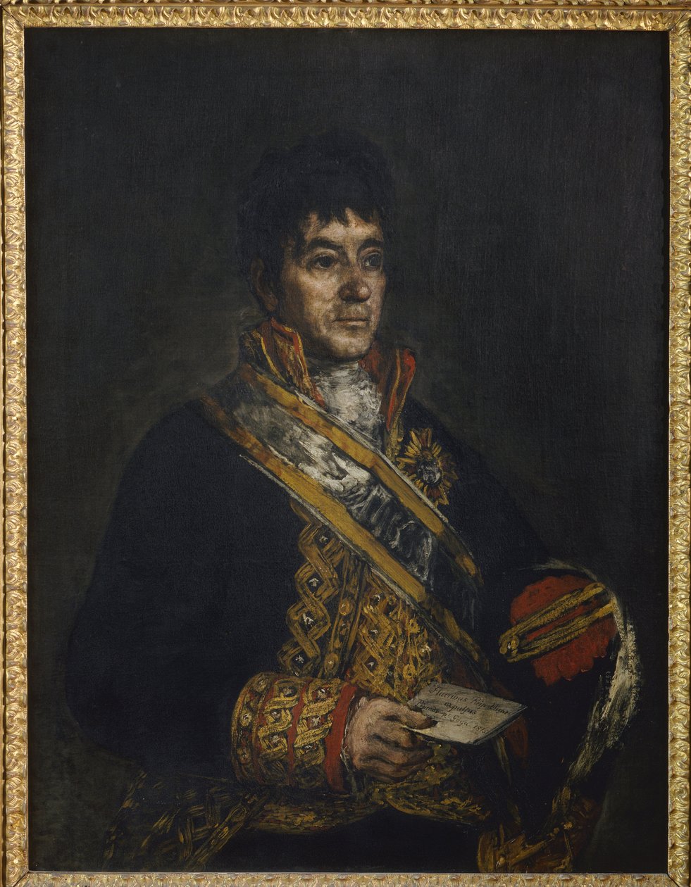 Retrato de Dom Miguel de Lardizabal y Uribe (1744-1824) - Francisco de Goya (1746-1828). Óleo sobre tela de Francisco de Goya