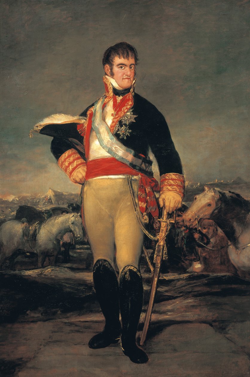 Retrato de Fernão VII (San Lorenzo de El Escorial de Francisco Jose de Goya y Lucientes