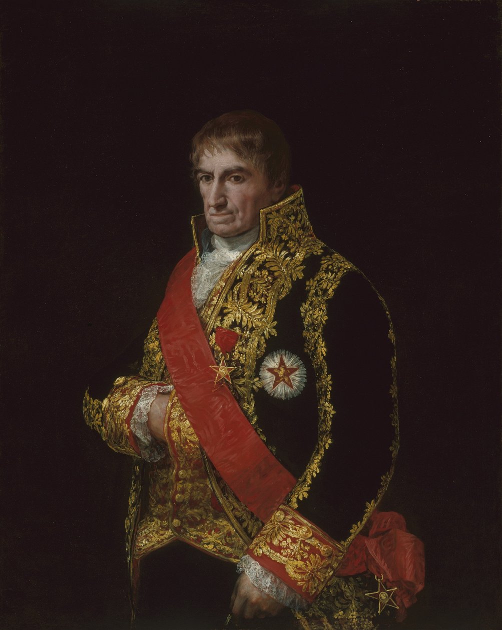Retrato do General José Manuel Romero, c.1810 de Francisco de Goya