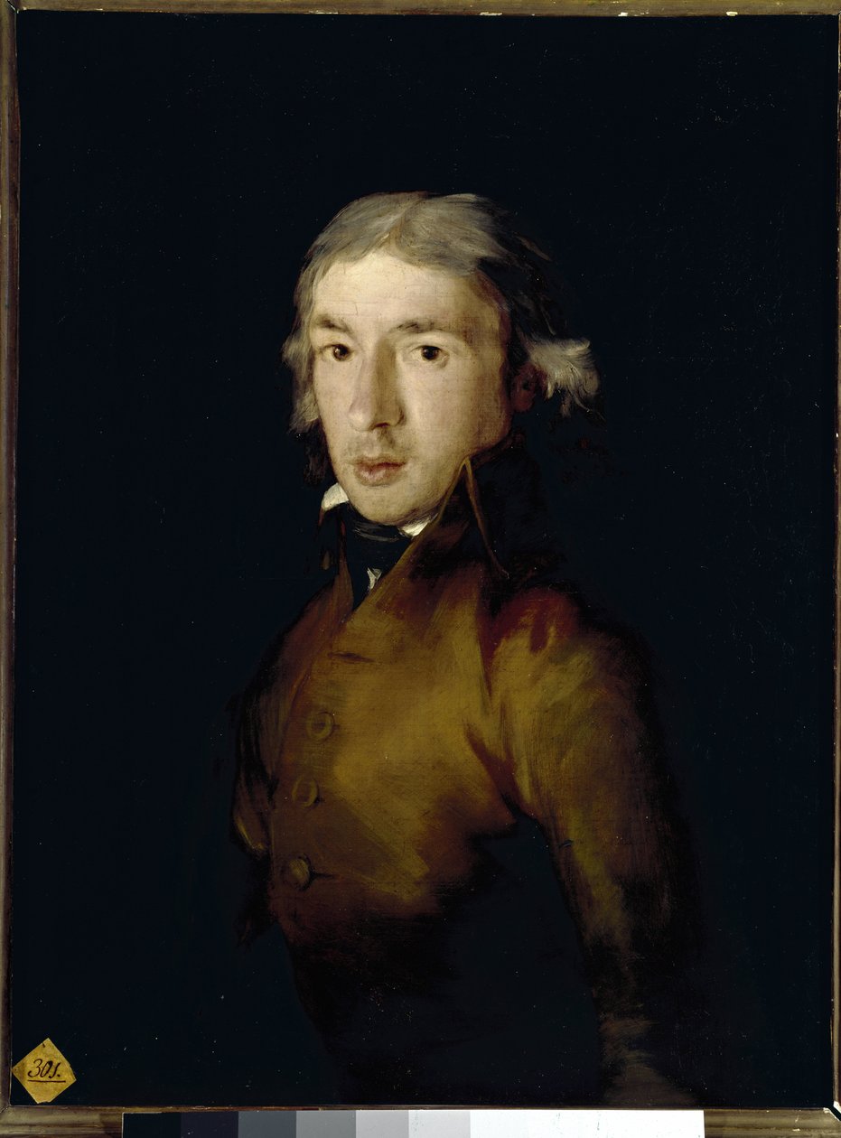 Retrato de Leandro Fernandez de Moratin, poeta e dramaturgo espanhol. (óleo sobre tela de Francisco de Goya