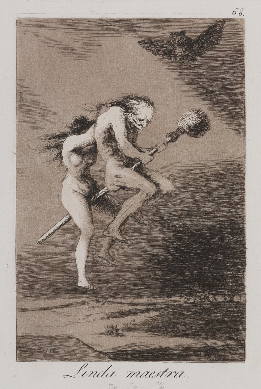 Professora bonita! (Linda maestra!) de Francisco de Goya