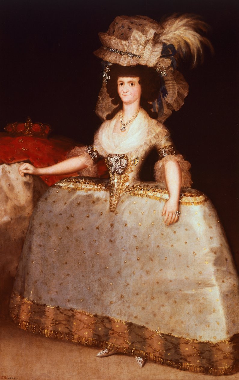Rainha Maria Luísa de Francisco Jose de Goya y Lucientes